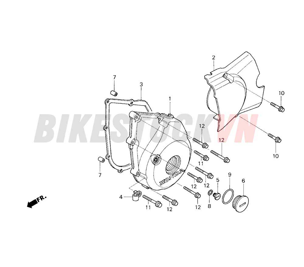 LEFT CRANKCASE COVER