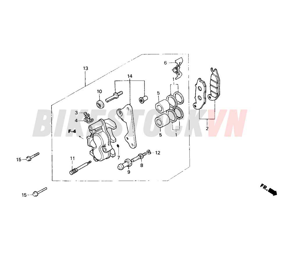 FRONT BRAKE CALIPER