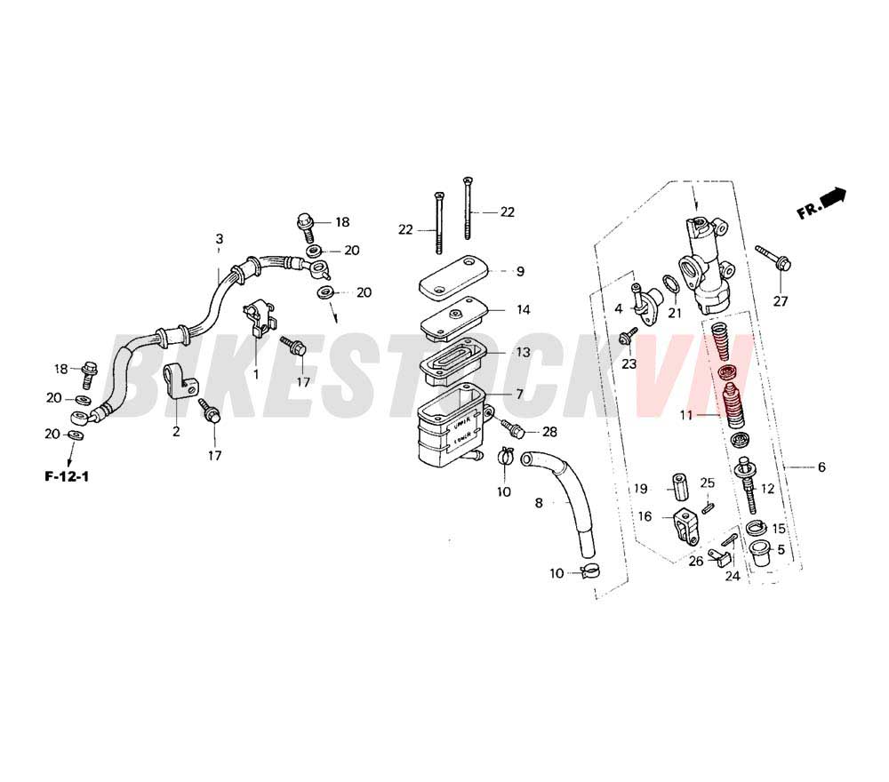 REAR BRAKE MASTER CY;LINDER