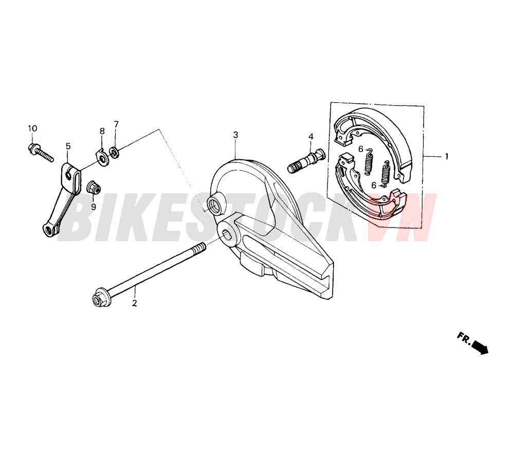 REAR BRAKE PANEL