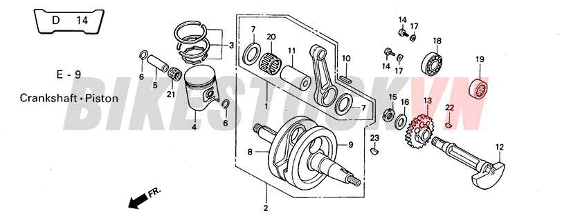 E-9_TRỤC CƠ/ PISTON