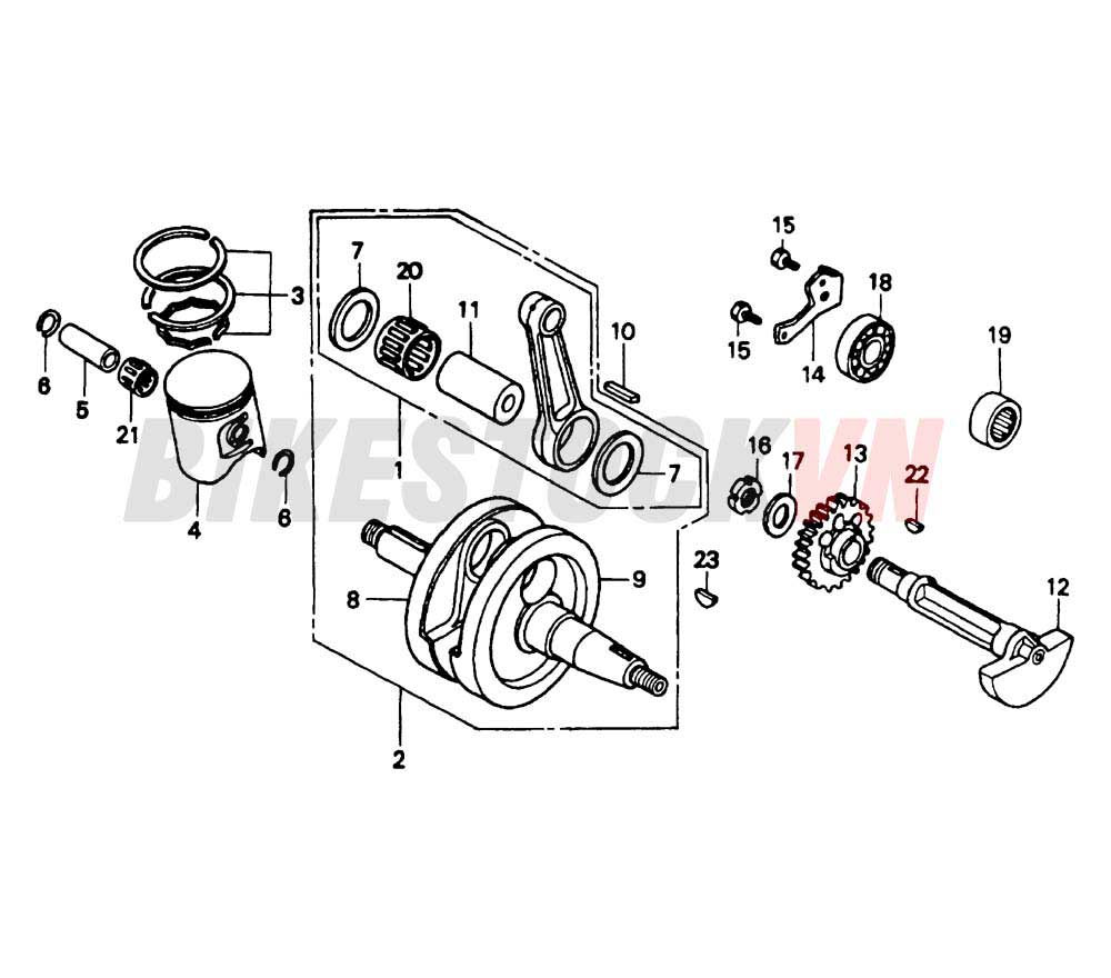 CRANKSHAFT/PISTON