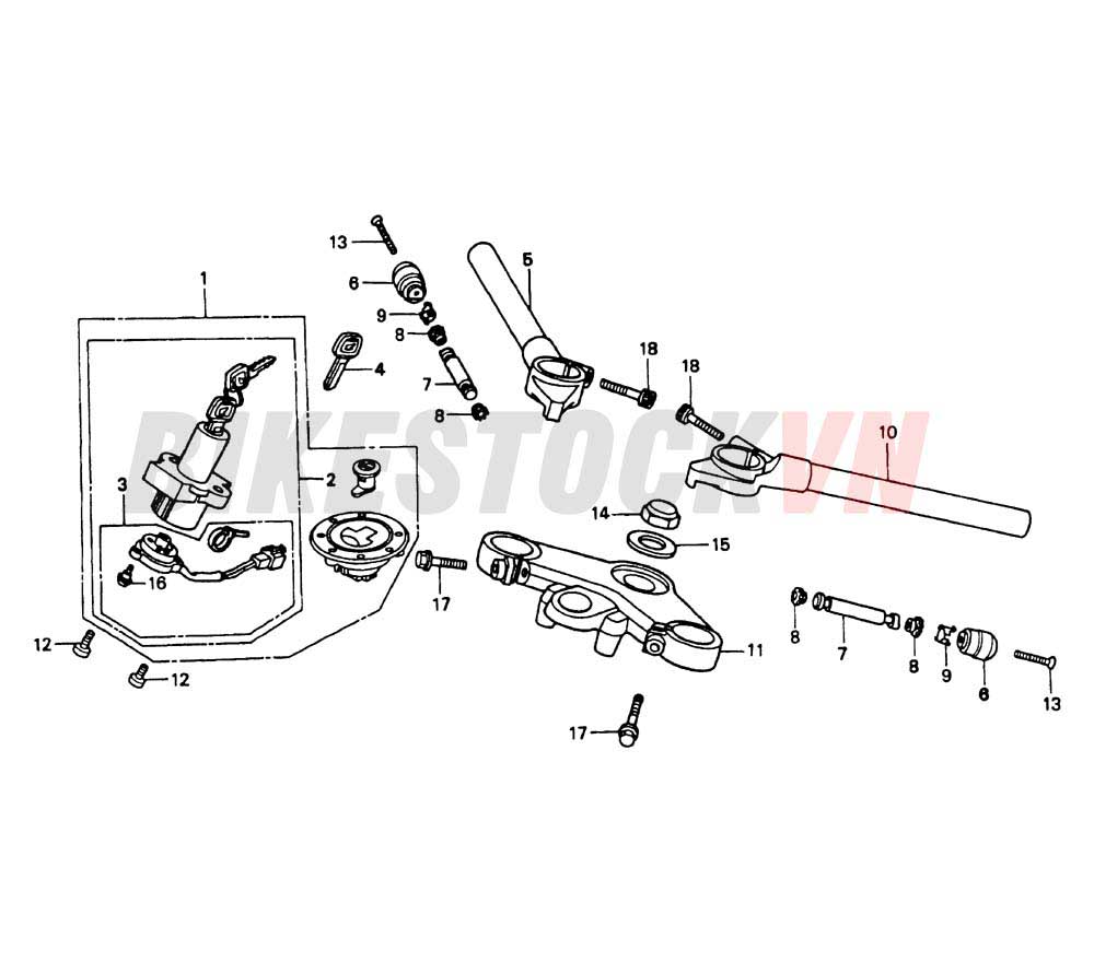 HANDLE PIPE/TOP BRIDGE