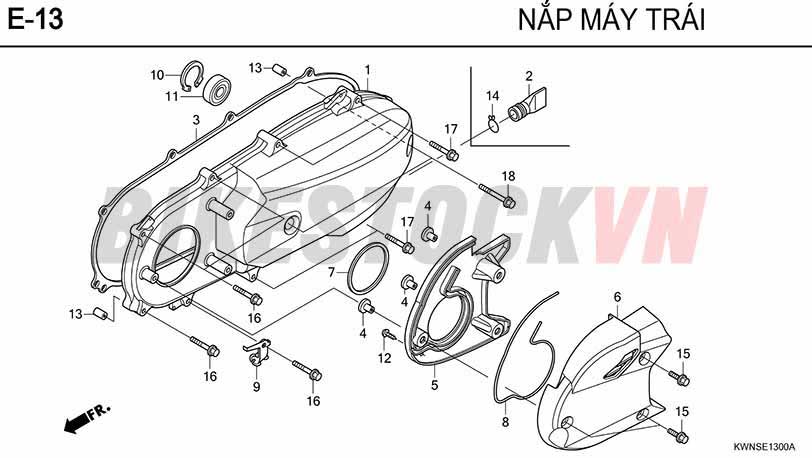 E13_NẮP MÁY TRÁI