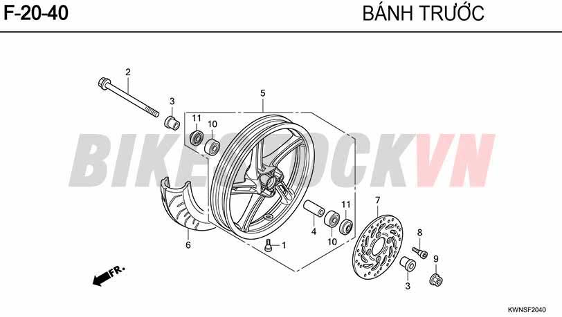 F20-40_BÁNH SAU/ CÀNG SAU