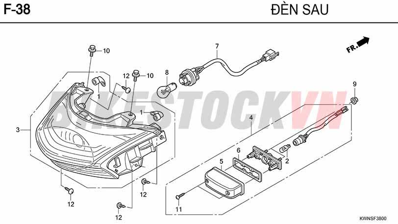 F38_ĐÈN SAU