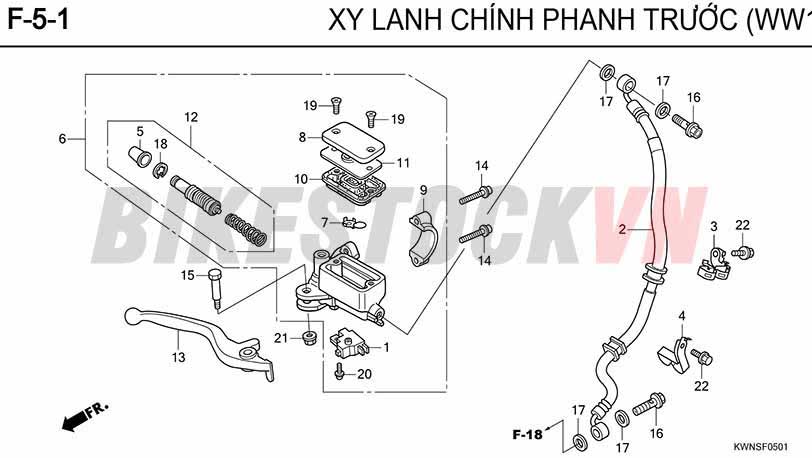 F5-1_XI LANH CHÍNH/PHANH TRƯỚC