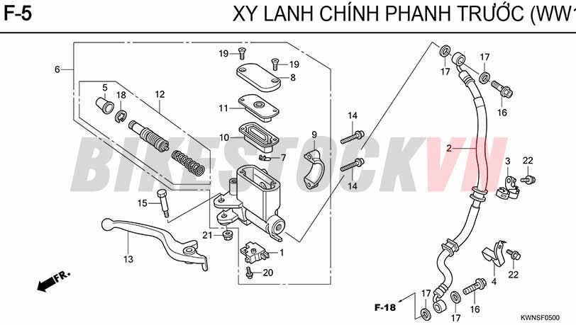 F5_XI LANH CHÍNH/PHANH TRƯỚC