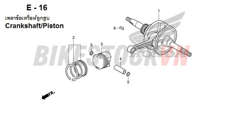 E-16_TRỤC CƠ/PISTON