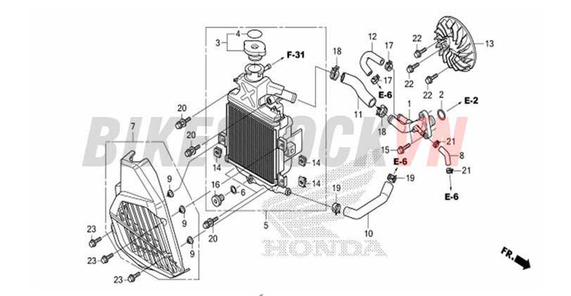 E-10_QUẠT LÀM MÁT/ỐP TẢN NHIỆT