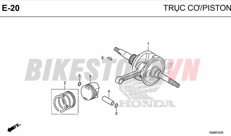 E20_TRỤC CƠ/ PISTON