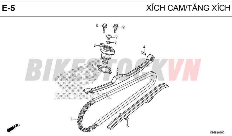 E5_XÍCH CAM/TĂNG CAM