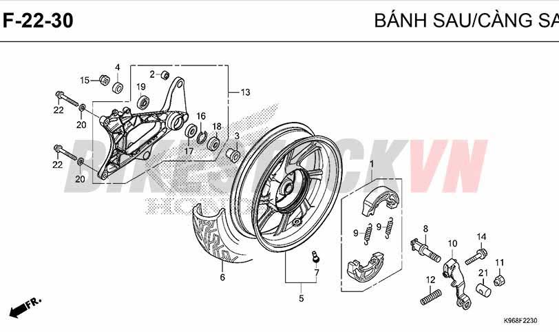 F20-30_BÁNH SAU/ CÀNG SAU