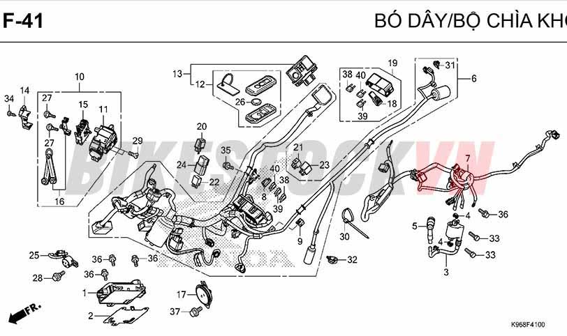 F41_BÓ DÂY/ BỘ CHÌA KHOÁ