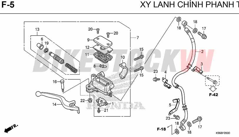 F5_XY LANH CHÍNH PHANH TRƯỚC