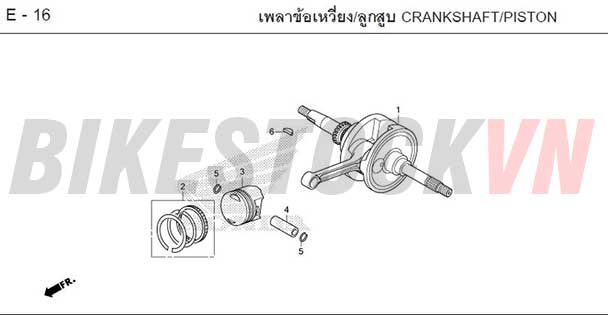 E-16_TRỤC CƠ/PISTON