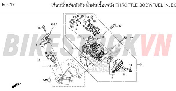 E-17_BỘ HỌNG GA