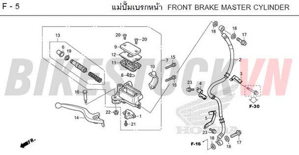 F-5_XI LANH CHÍNH/PHANH TRƯỚC