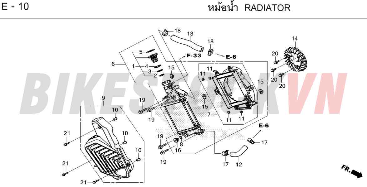E-10_KÉT NƯỚC LÀM MÁT