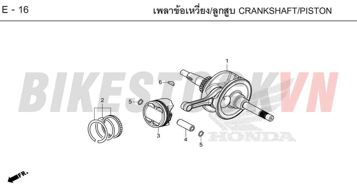E-16_TRỤC CƠ/PISTON