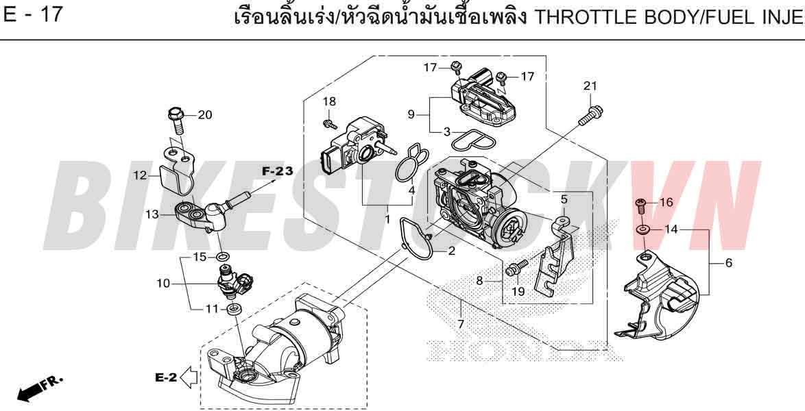 E-17_BỘ HỌNG GA