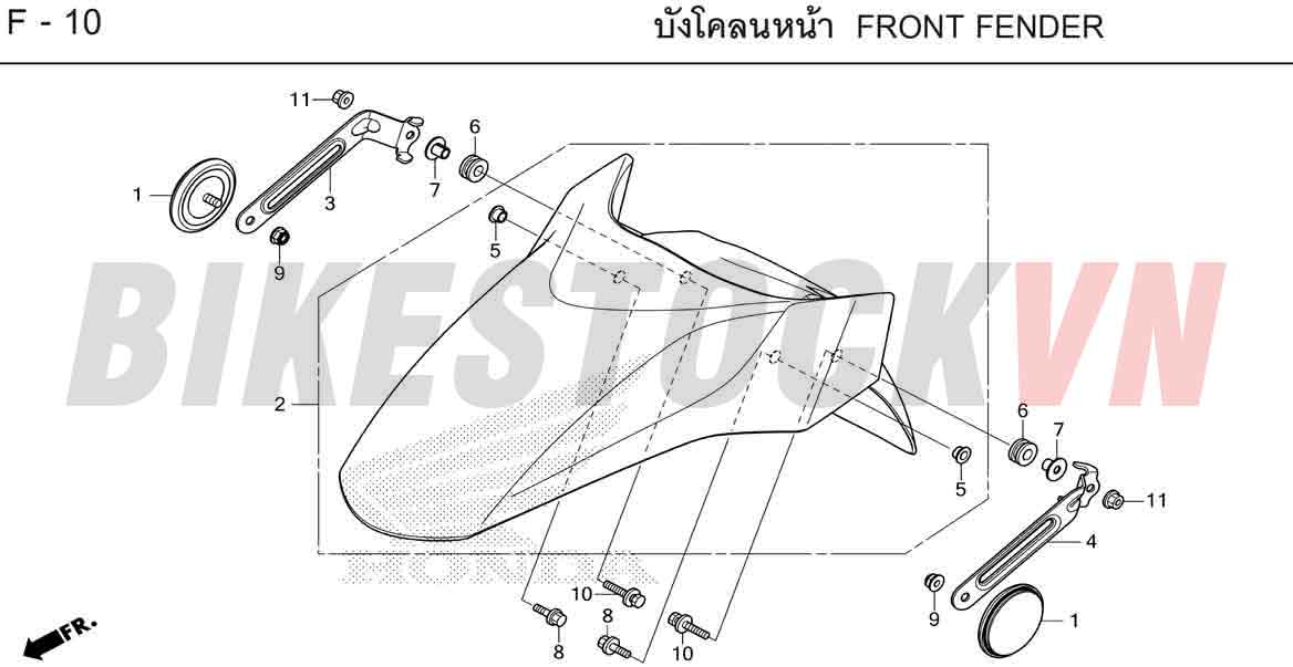 F-10_DÈ CHẮN BÙN TRƯỚC