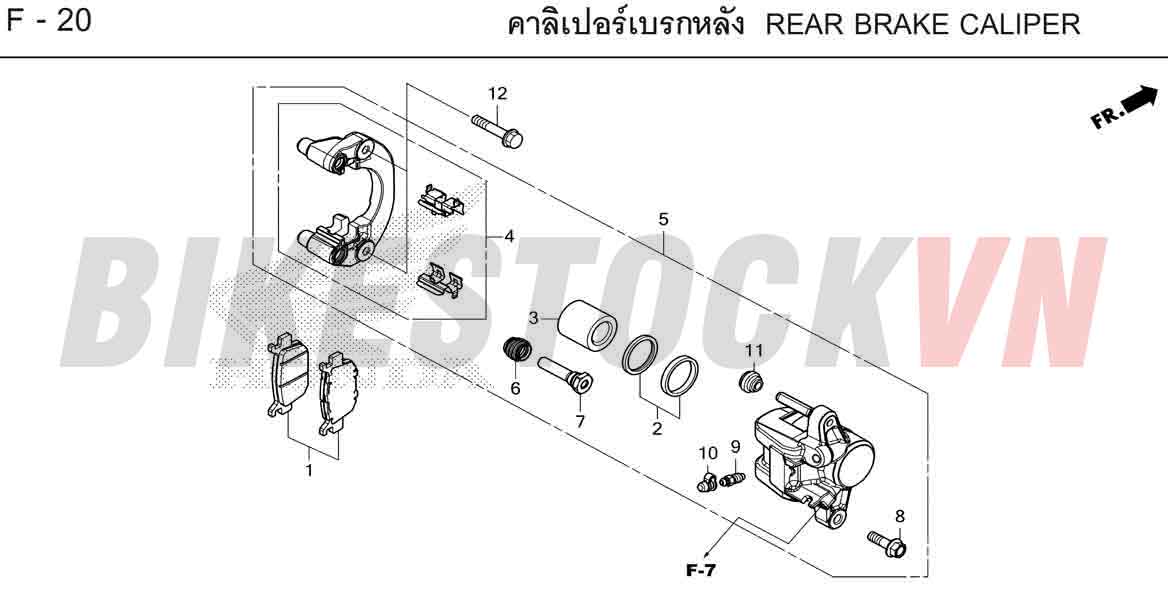 F-20_NGÀM PHANH SAU