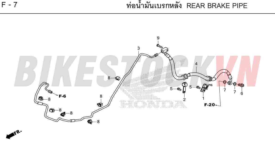 F-7_ỐNG DÂY THẮNG TRƯỚC