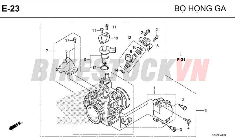 E23_BỘ HỌNG GA