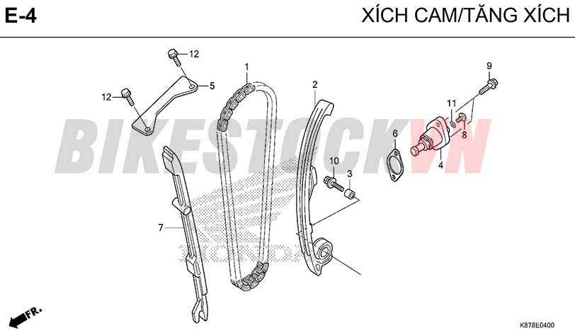 E4_XÍCH CAM/TĂNG XÍCH CAM