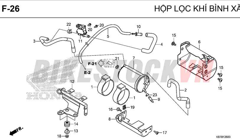 F26_HỘP LỌC KHÍ BÌNH XĂNG