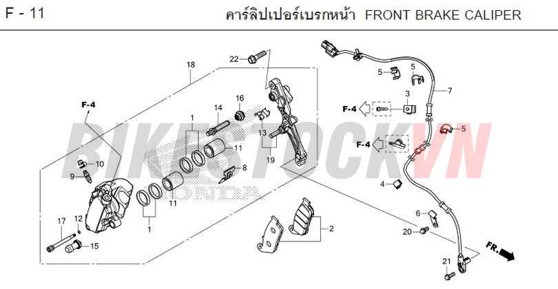 F-11_NGÀM PHANH TRƯỚC