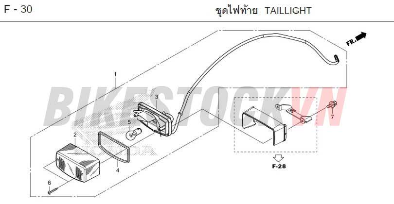 F-30_ĐÈN HẬU