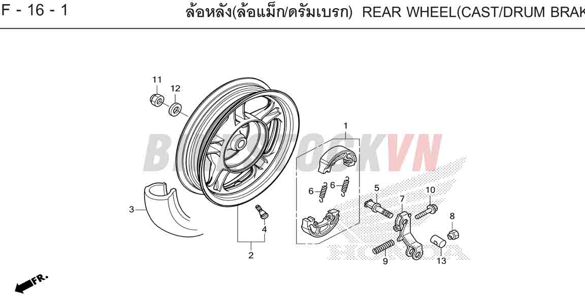 F-16-1_BÁNH SAU (BÁNH MÂM)