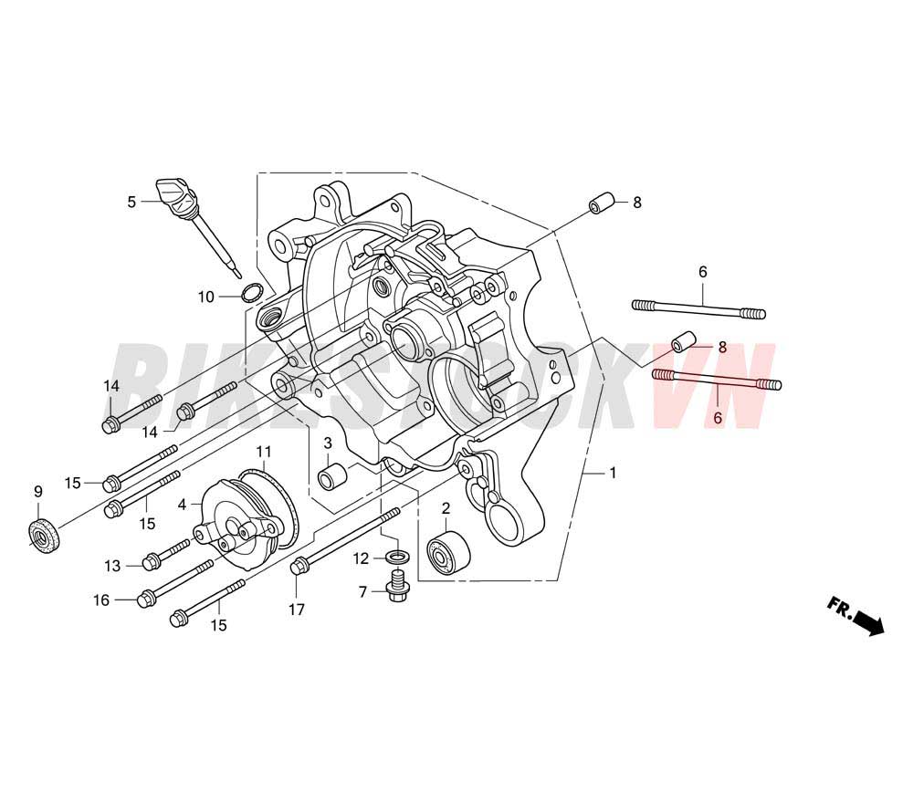 RIGHT CRANKCASE