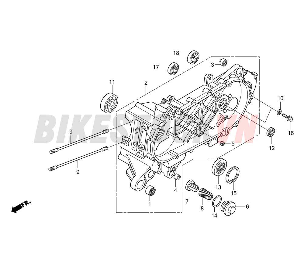 LEFT CRANKCASE