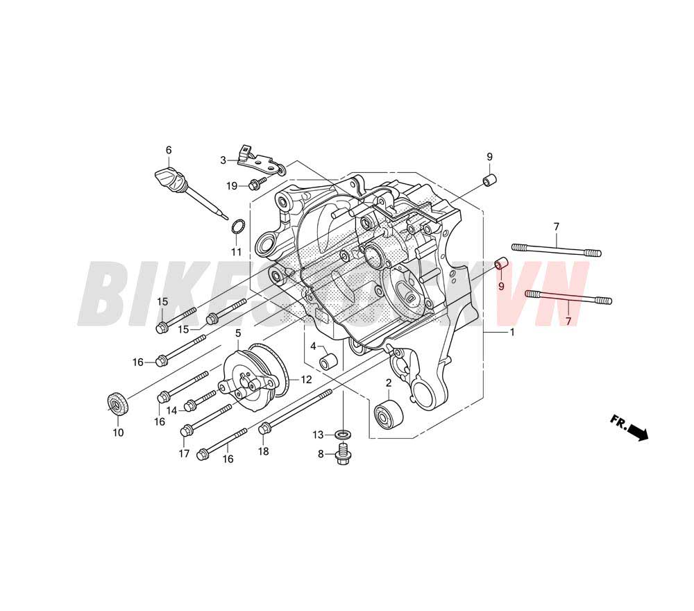 RIGHT CRANKCASE