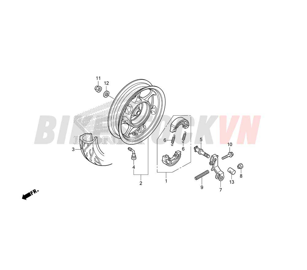 REAR WHEEL (ACF110CBF)