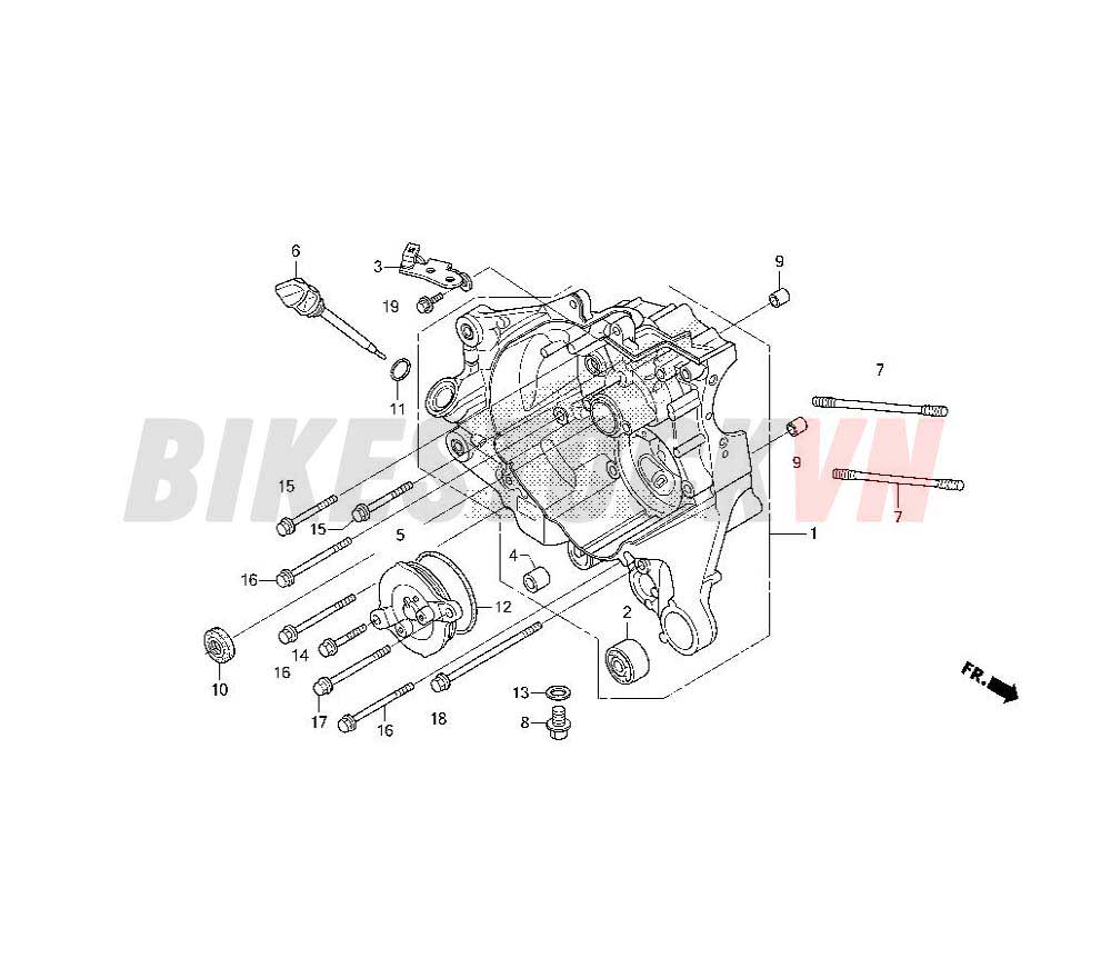 RIGHT CRANKCASE