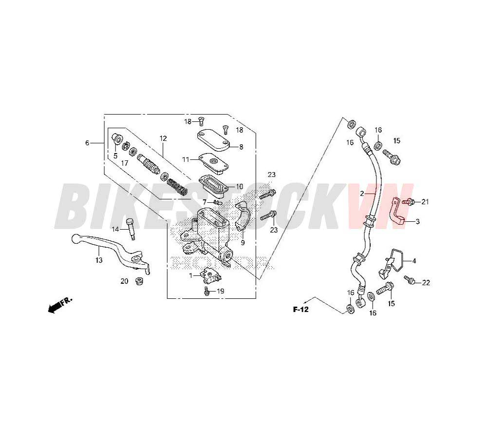 FR. BRAKE MASTER CYLINDER (ACF110SF)