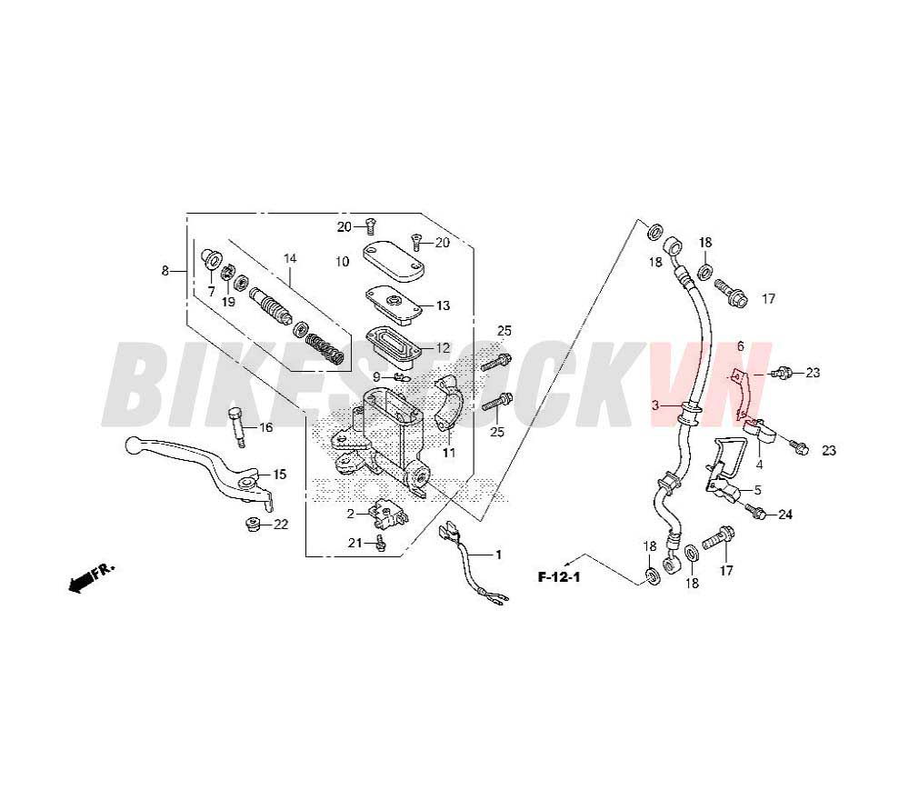 FR. BRAKE MASTER CYLINDER (ACF110CBF)