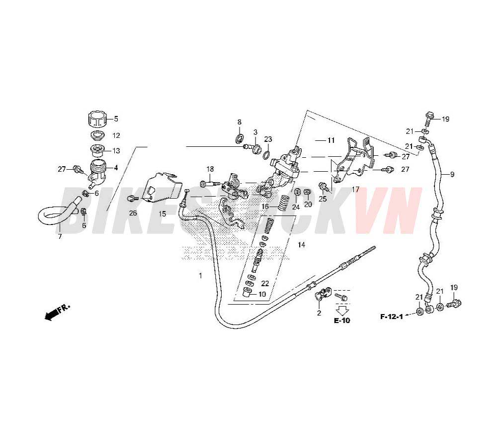 BRAKE MASTER CYLINDER (CBS)(ACF110CBF)