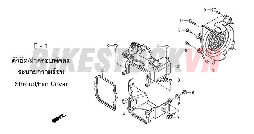 E-1_TẤM ĐỆM/ỐP QUẠT LÀM MÁT