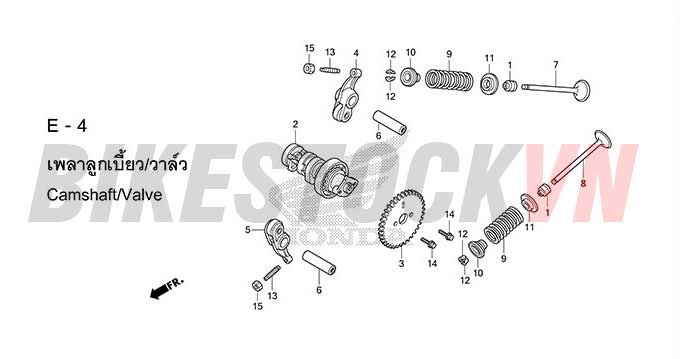 E4_TRỤC CAM/XU PÁP