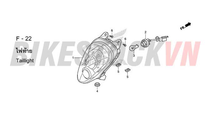 F22_BỘ ĐÈN SAU