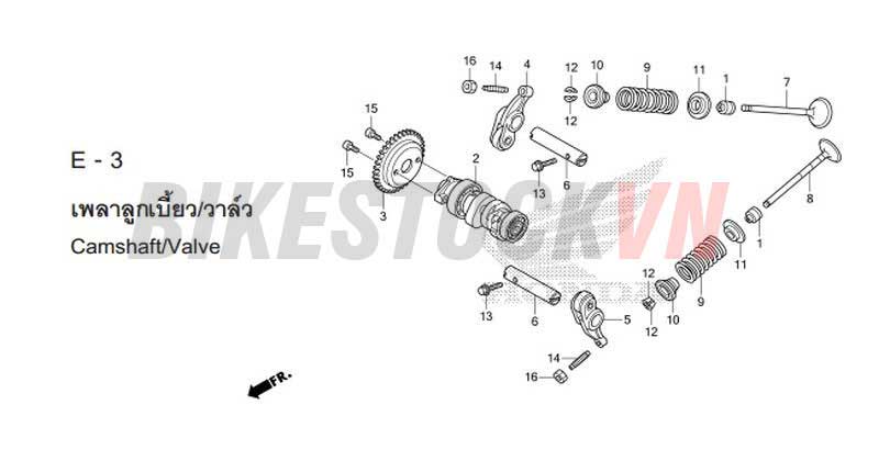 E-3_TRỤC CAM/XU PÁP