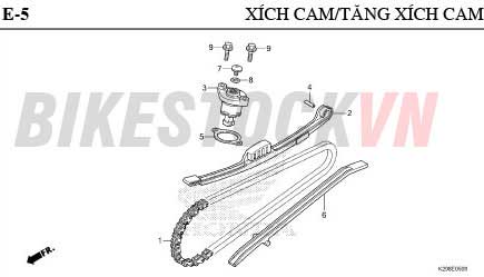 E-5_XÍCH CAM/TĂNG XÍCH CAM