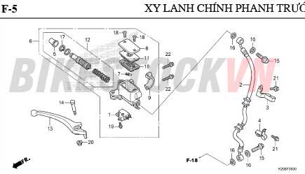 F-5_XI LANH CHÍNH/PHANH TRƯỚC