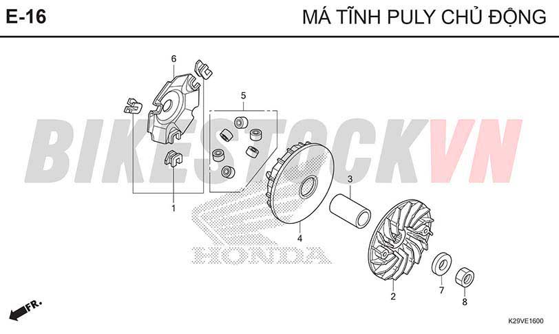 E16_MÁ TĨNH PULY CHỦ ĐỘNG