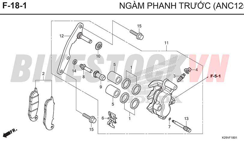 F18-1_NGÀM PHANH TRƯỚC